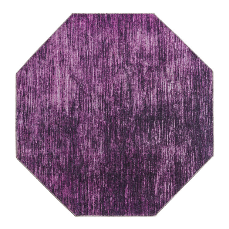 Trent Austin Design® Monkton Combe Shag Microfiber Area Rug in Purple & Reviews Wayfair